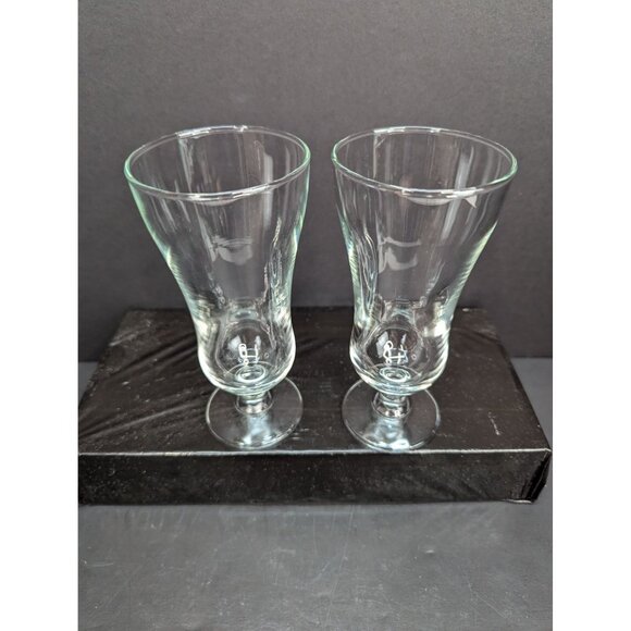 Vintage Parfait Glasses by Glastonbury 8 Oz Lot of 2 Preowned - Picture 2 of 6